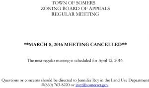 Icon of 20160308 ZBA Meeting Cancelled